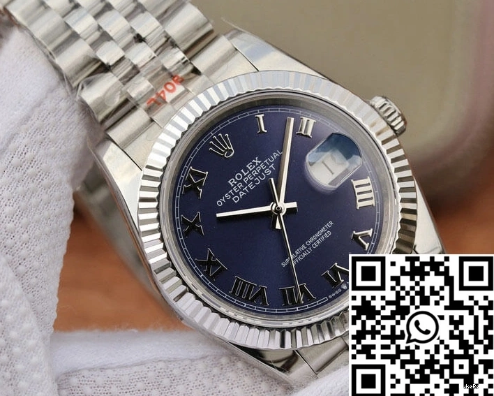 Rolex Blue 36MM Dial Factory Datejust GM 0913